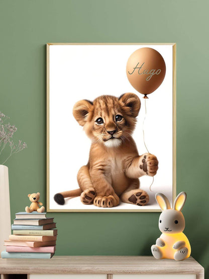 Tableau Lionceau & Ballon