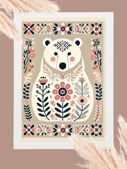 Tableau  Petit Ours  & Motifs