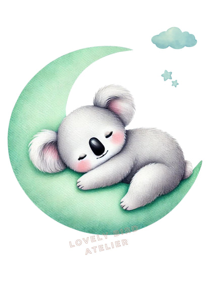 Tableau Koala & Lune