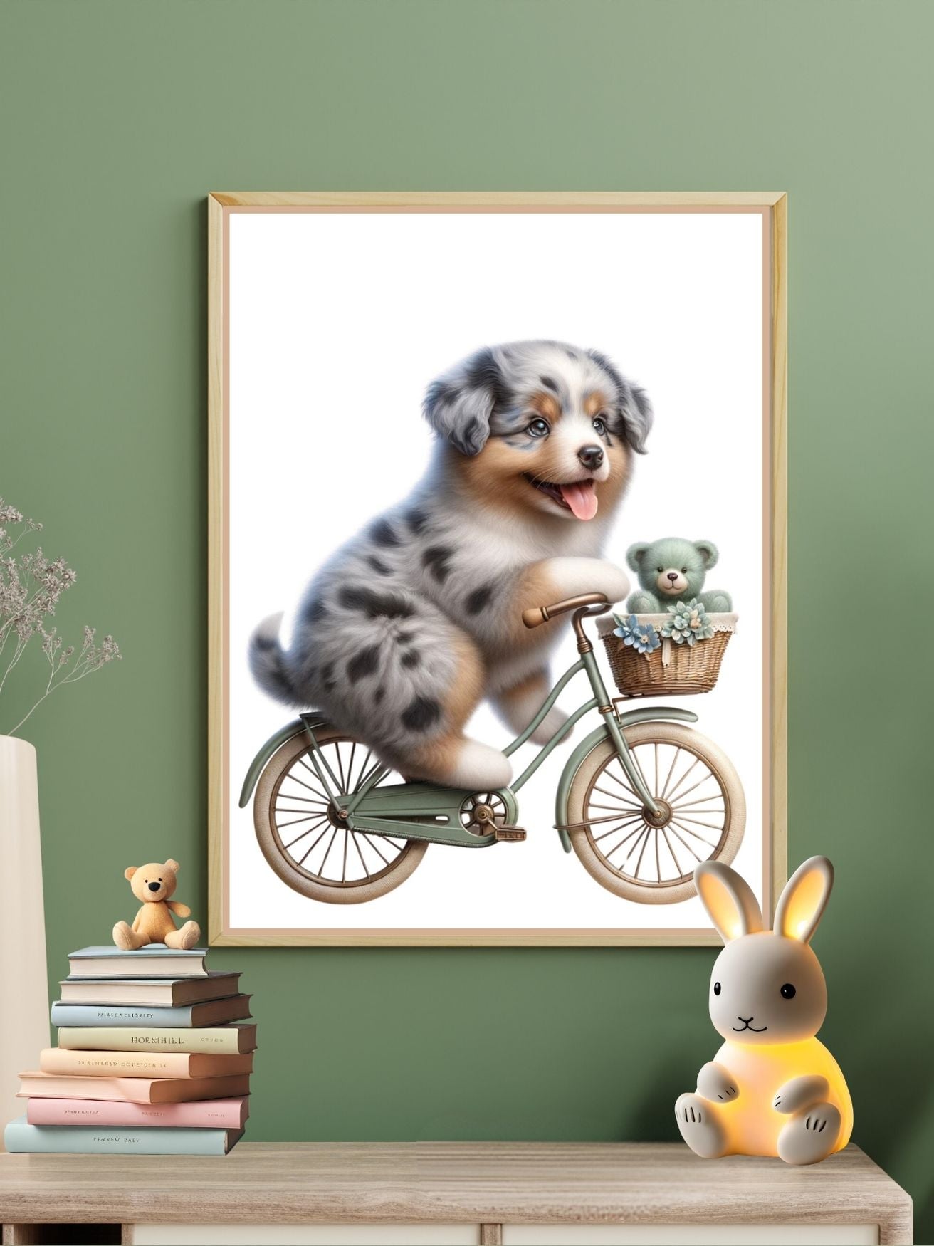 Tableau Chien & Vélo