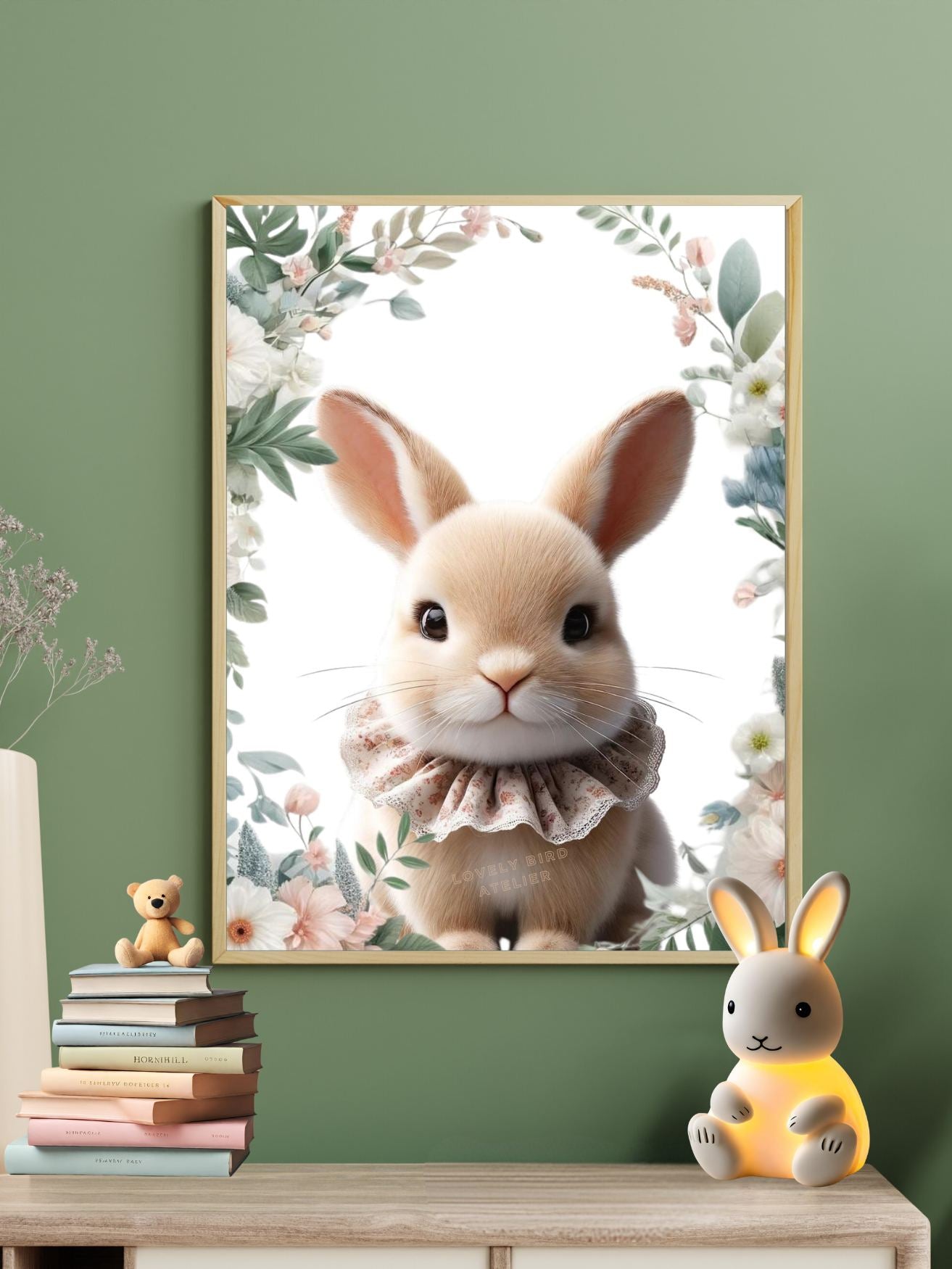 Affiche Lapin Col FrouFrou