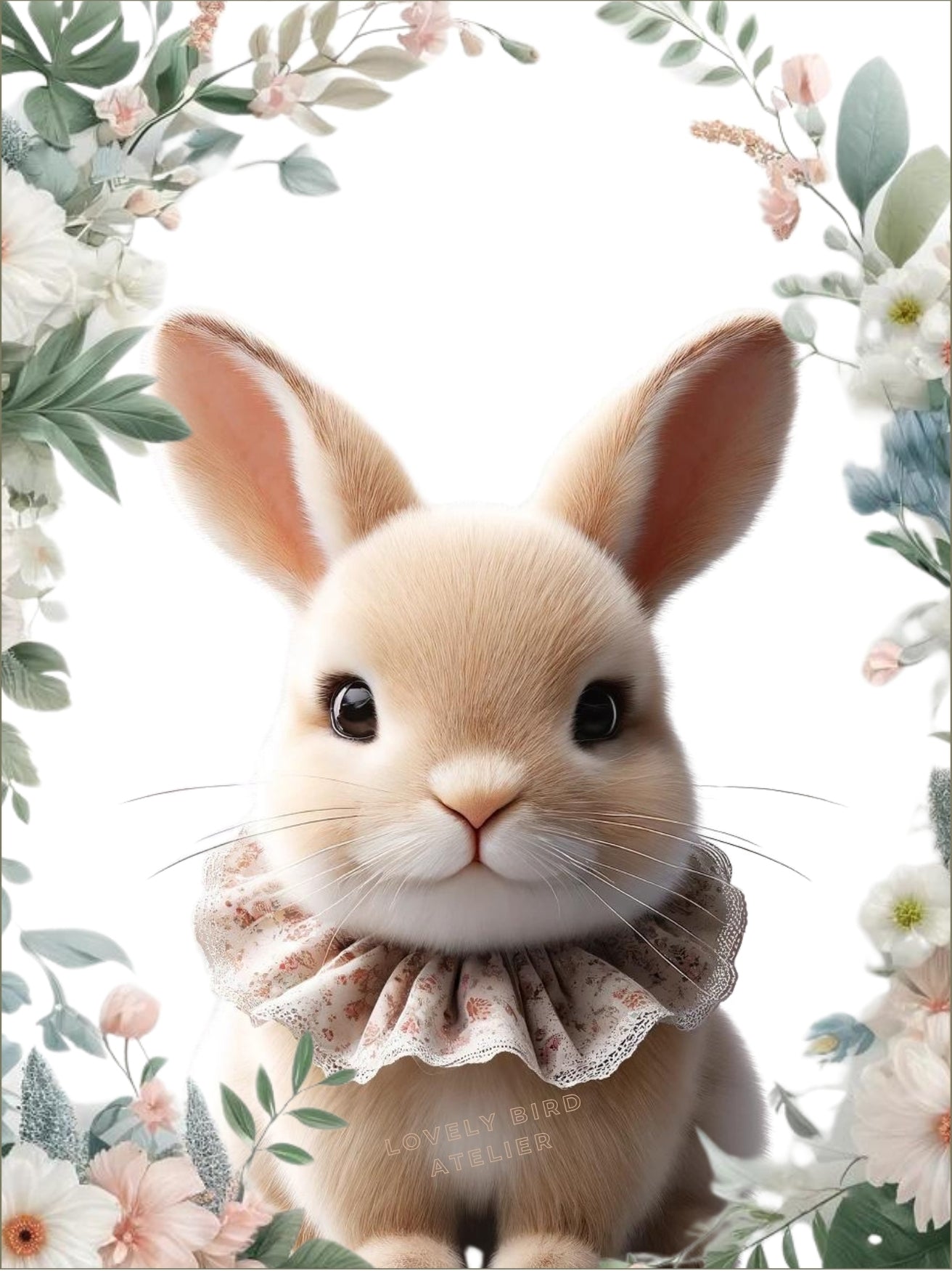 Affiche Lapin Col FrouFrou