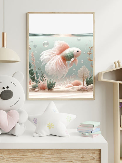 Affiche  Poisson & Sa Belle Robe