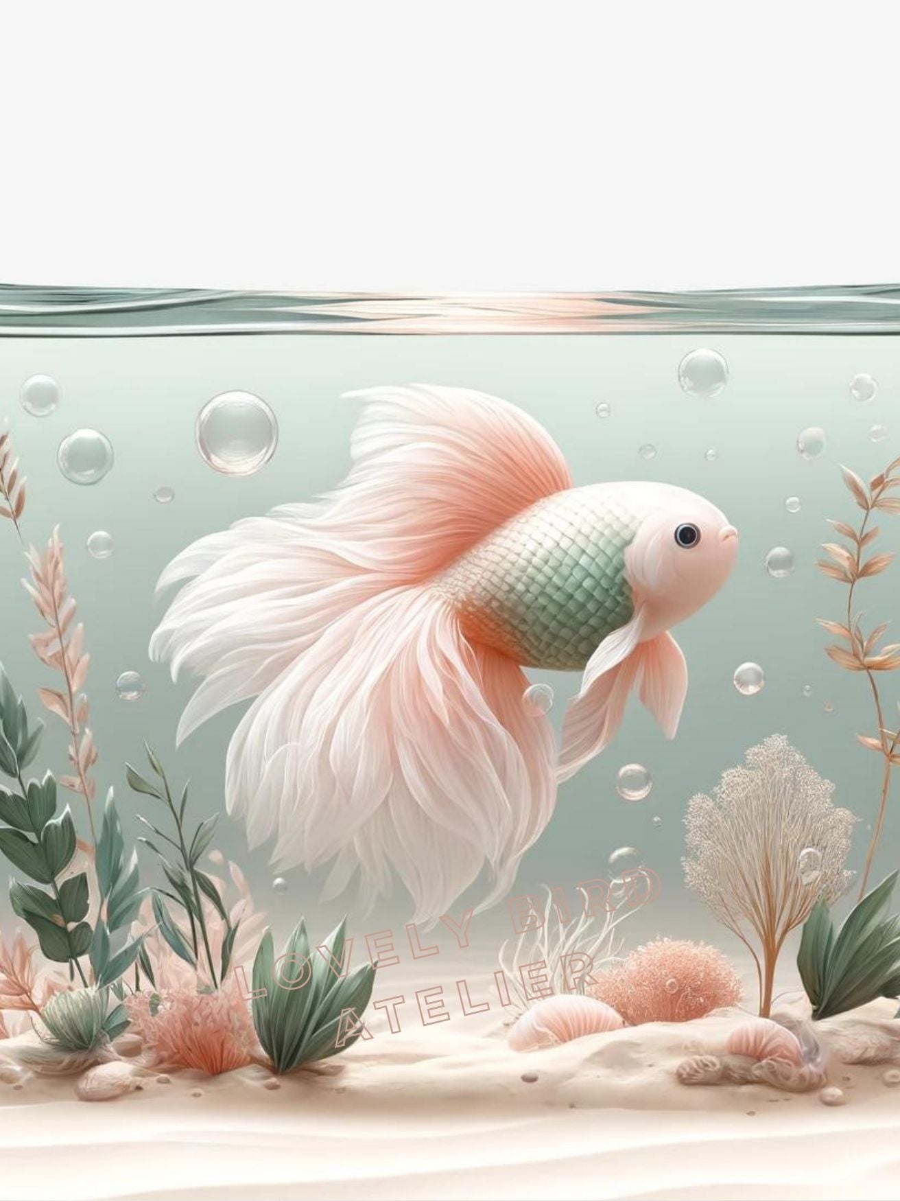 Affiche  Poisson & Sa Belle Robe