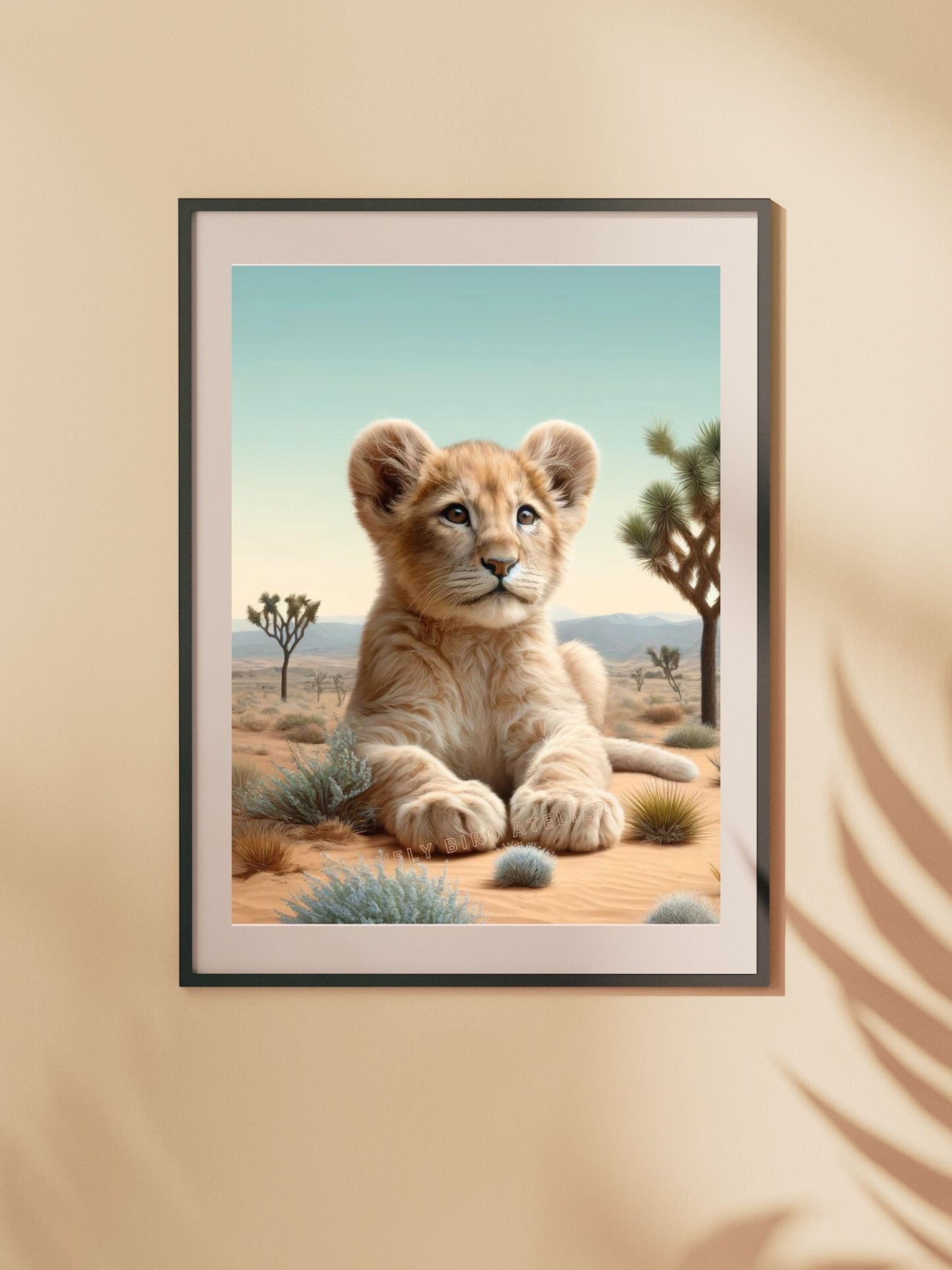 Tableau Lionceau Mignon