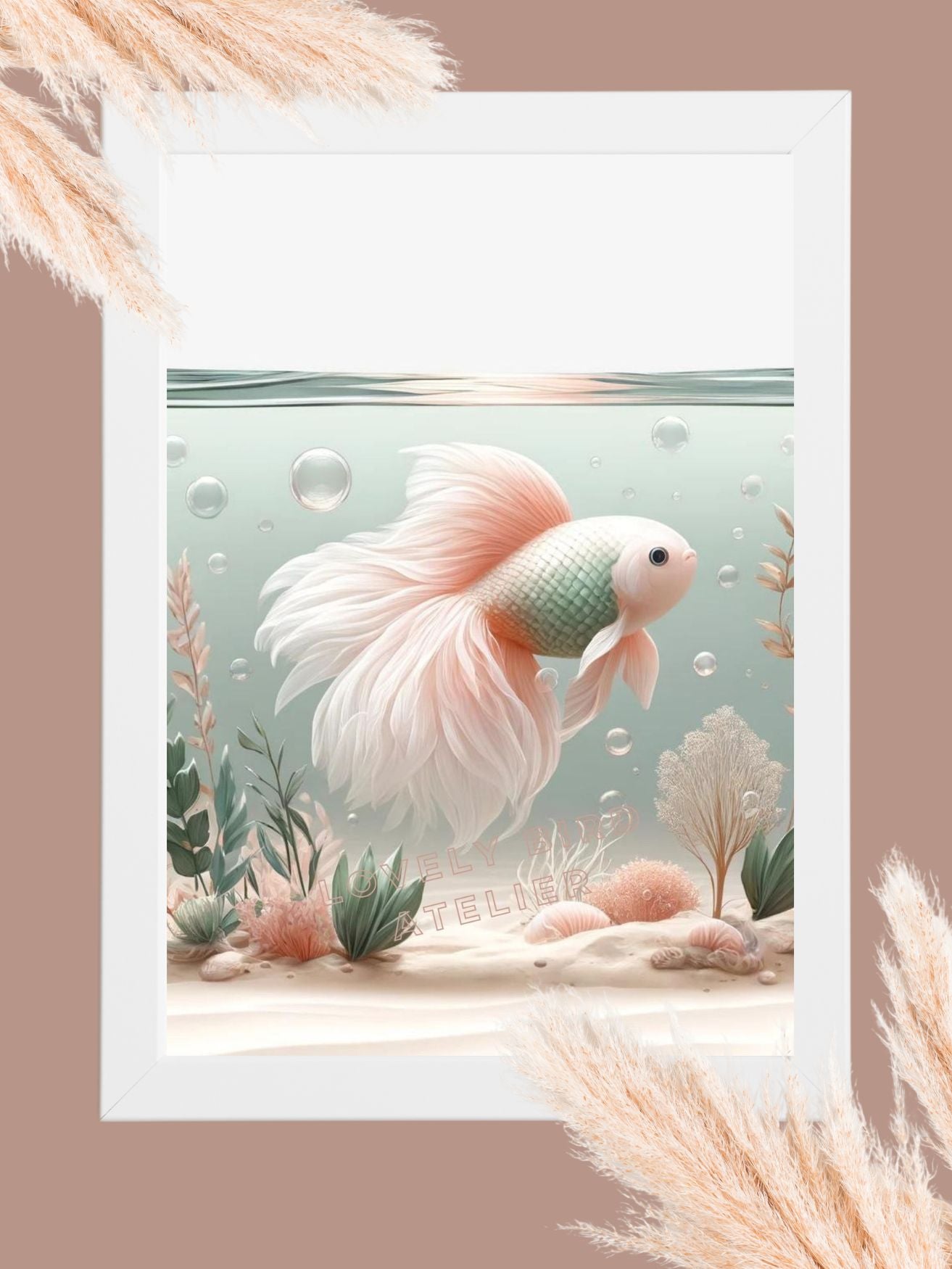 Affiche  Poisson & Sa Belle Robe