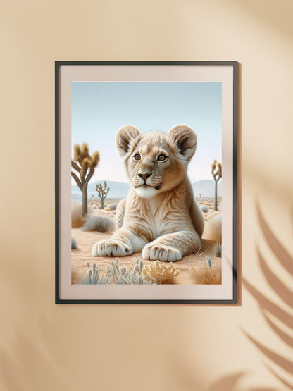 Tableau Petit Lion