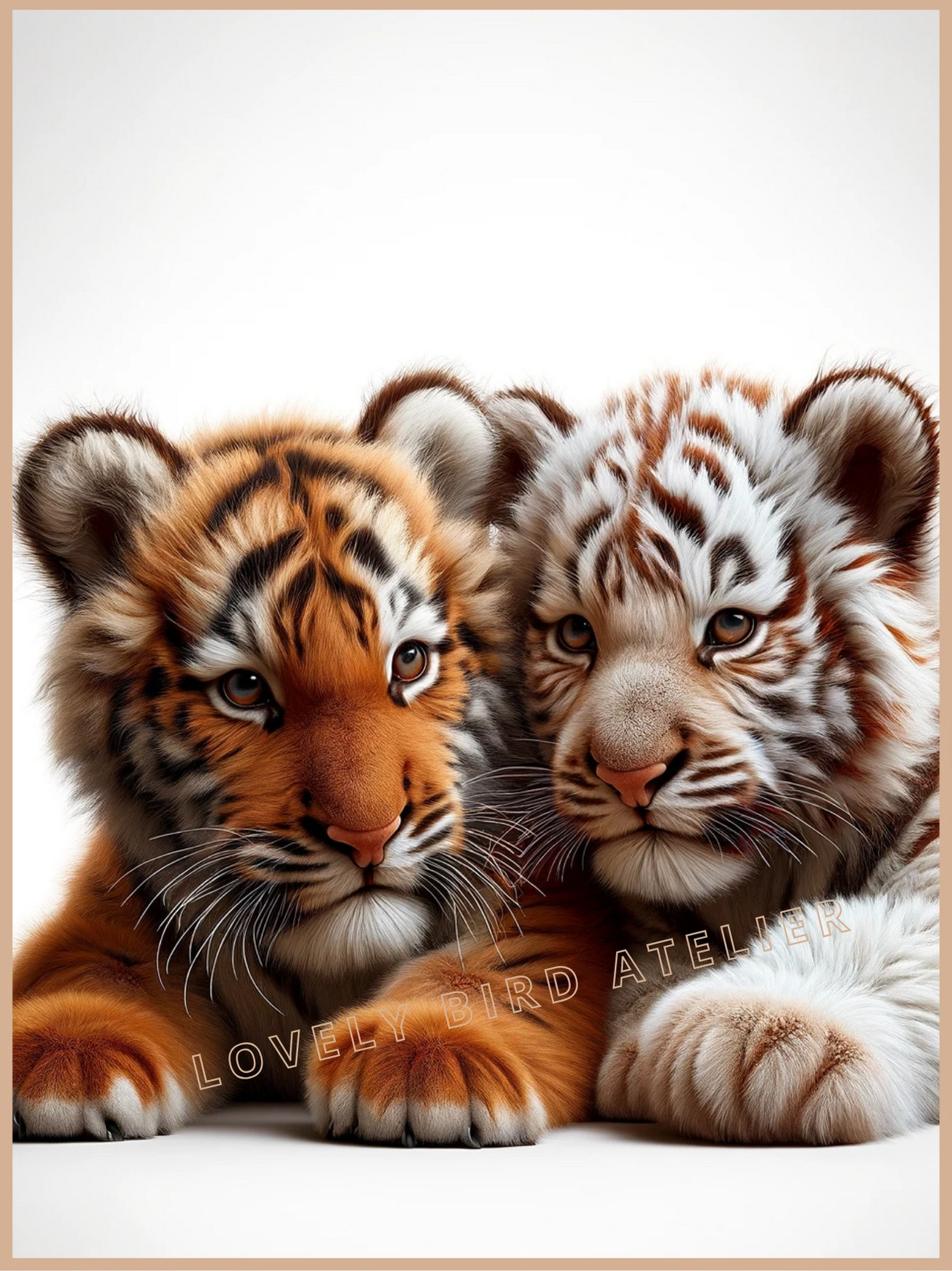 Affiche  Bébés Tigres