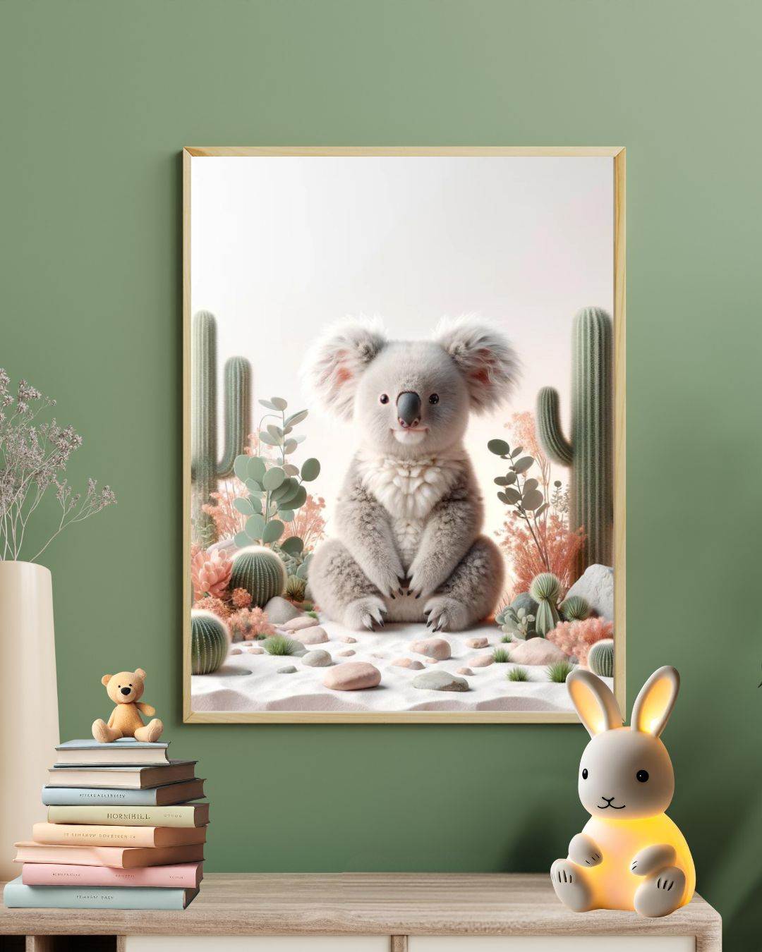 Affiche Koala & Cactus