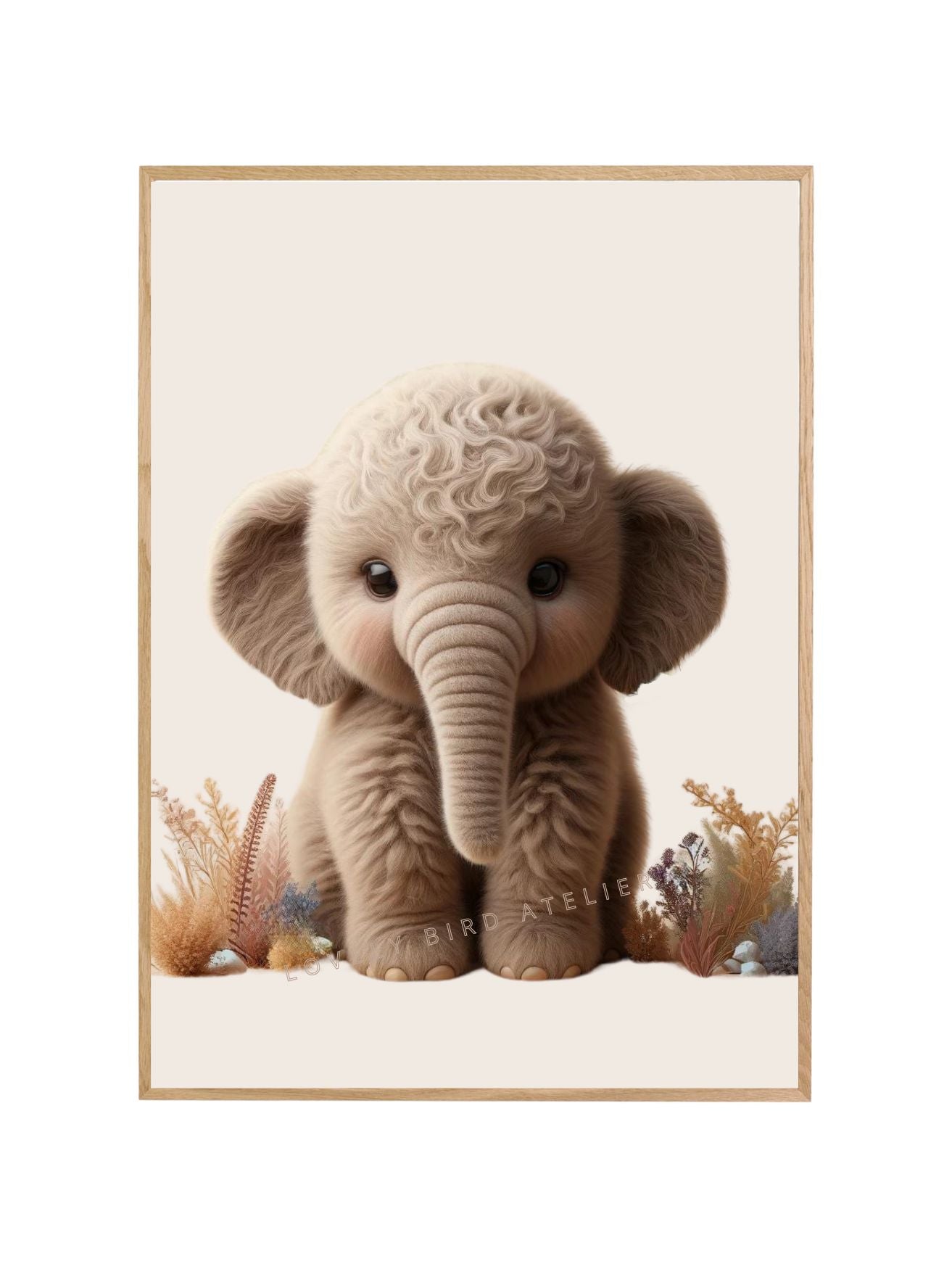 Affiche Éléphant  Mignon