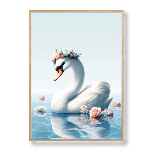 Tableau Cygne & Floraison