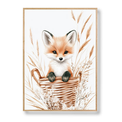 Affiche Renard & Petit Panier