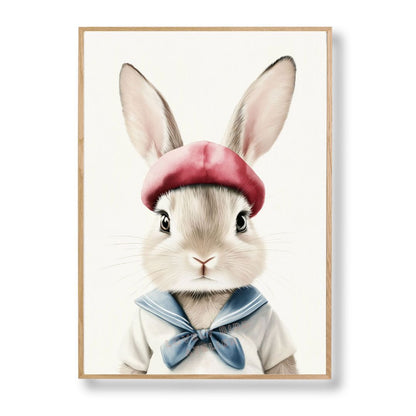 Affiche Lapin Marin