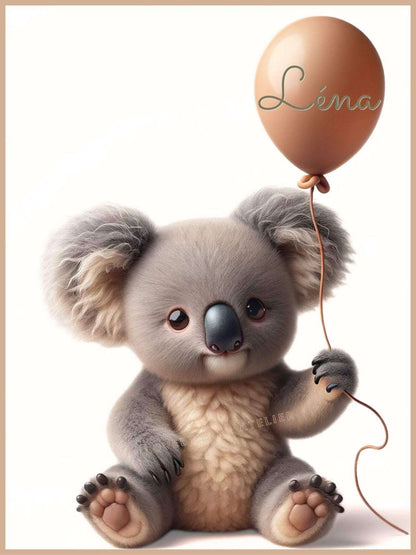 Tableau Koala & Ballon