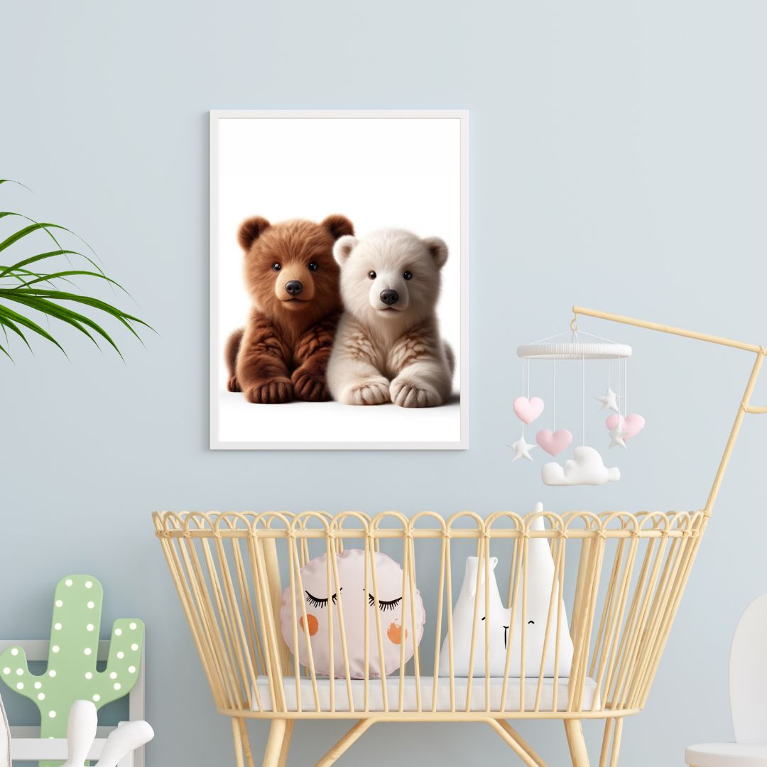 Affiche  Bébés Ours