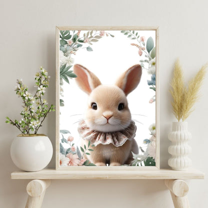 Affiche Lapin Col FrouFrou