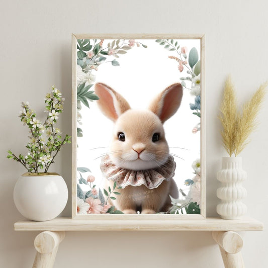 Affiche Lapin Col FrouFrou